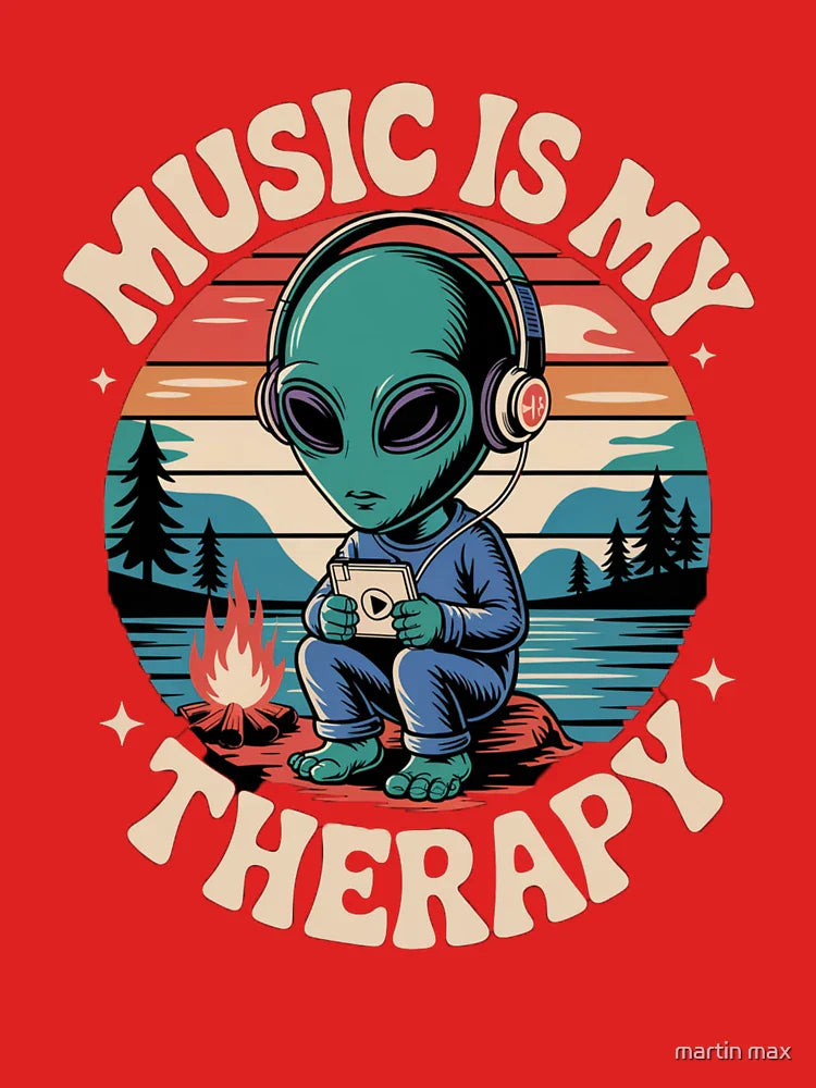 music is my therapy Classic T-Shirt