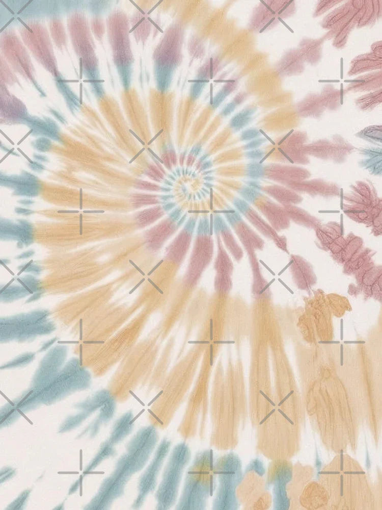 Beautiful Spiral Dye with Yellow, pink and sea green tie dye - colorful or playful tie-dye print Classic T-Shirt