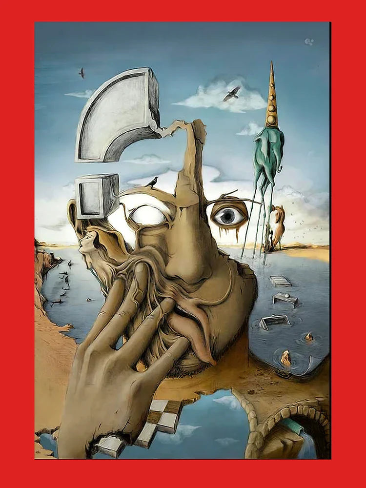 salvador dali digital painting salvador dali artwork Classic T-Shirt