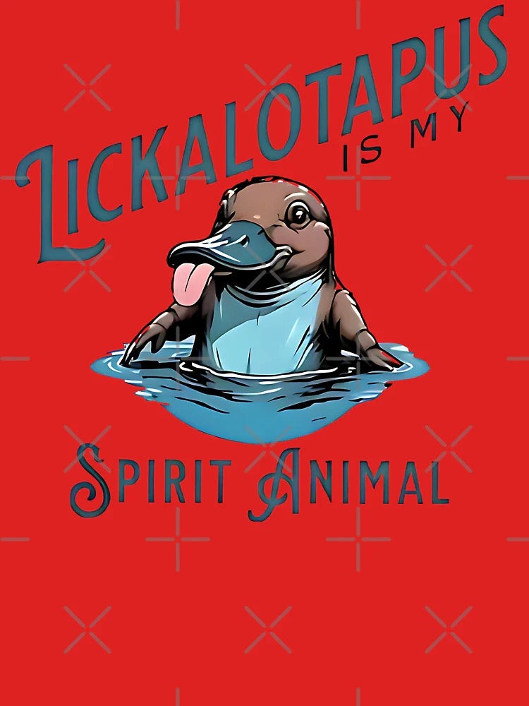 Lickalotapus Is My Spirit Animal Meme Funny Lickalotapus Classic T-Shirt