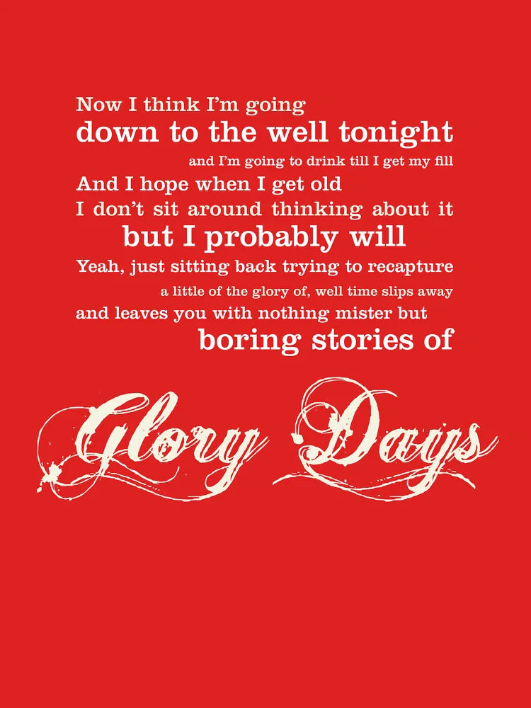 Glory Days - Springsteen Classic T-Shirt