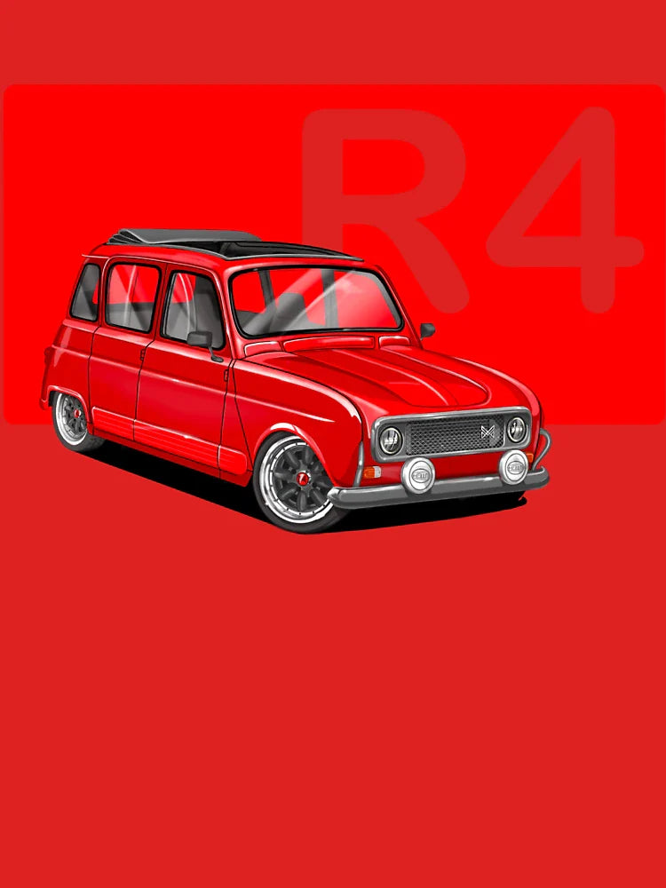 drawing renault 4 Classic T-Shirt