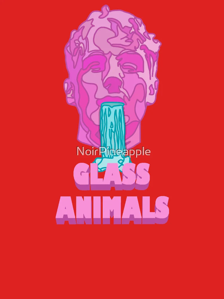 Glass Animals Soda Waterfalls (Head and Logo) Classic T-Shirt