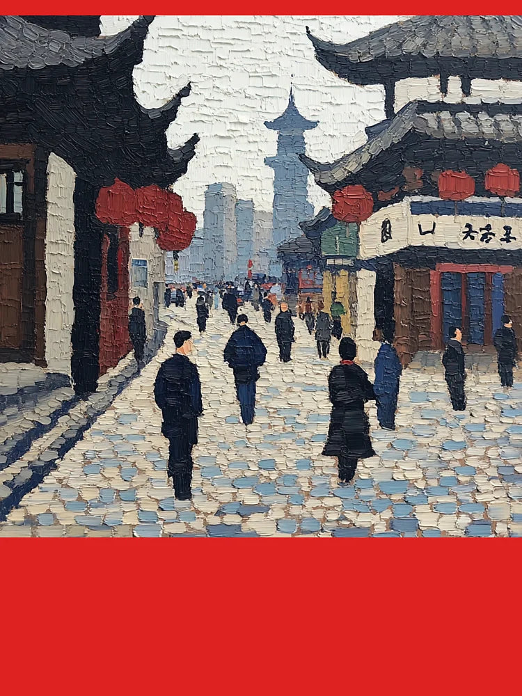 Nanjing | Post-impressionist painting style Classic T-Shirt