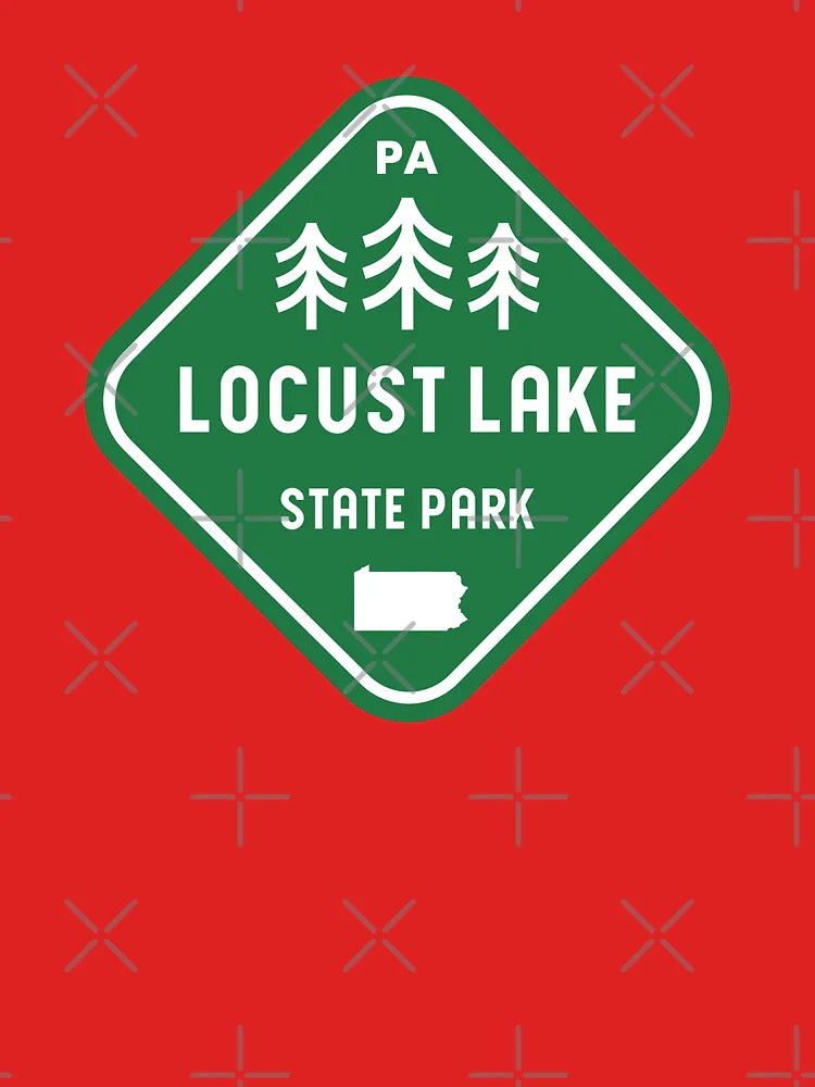 Locust Lake State Park Pennsylvania Rhombus Classic T-Shirt