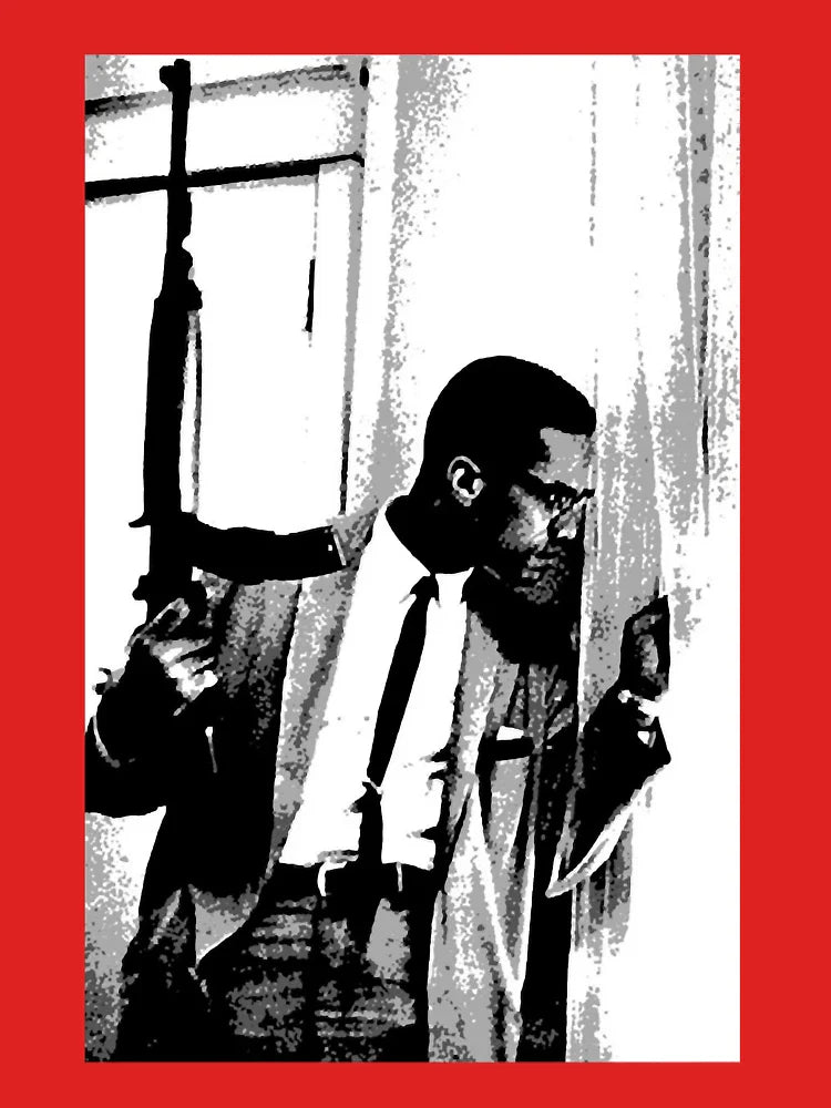 The Malcolm X black heritage artwork Classic T-Shirt.png Classic T-Shirt