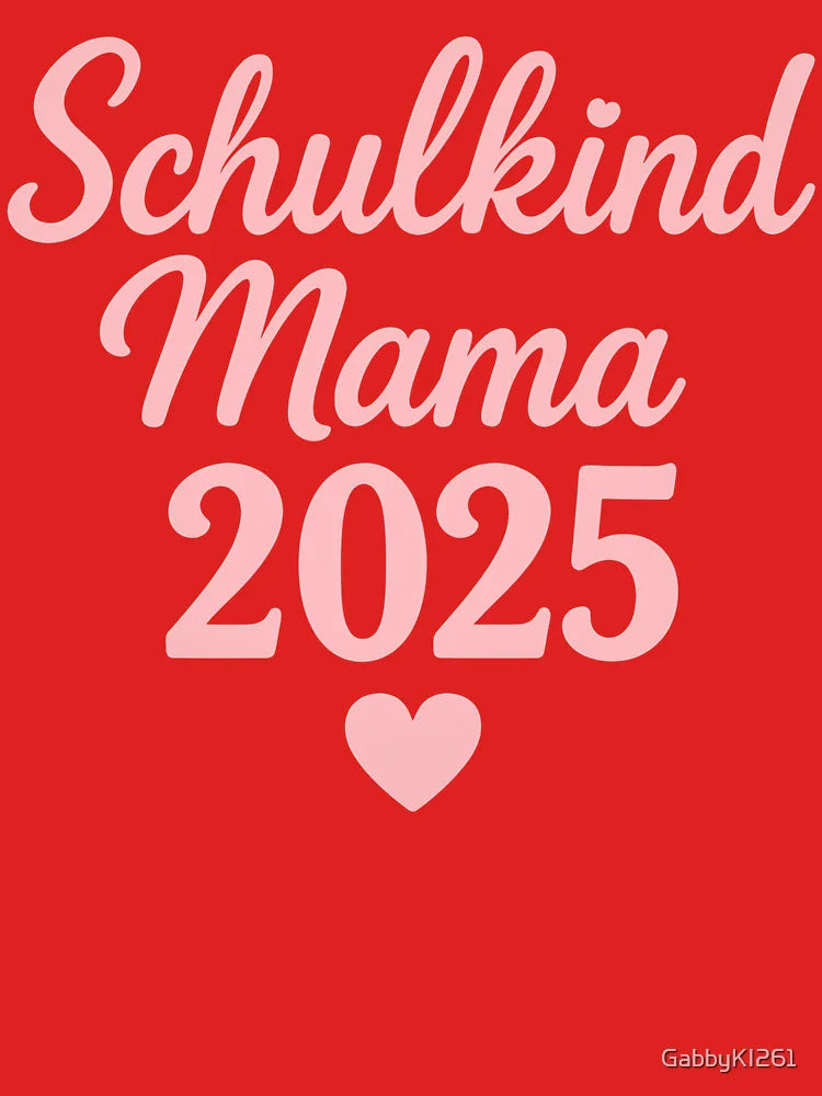 Schoolchild Mom 2025 – School enrollment gift idea Classic T-Shirt