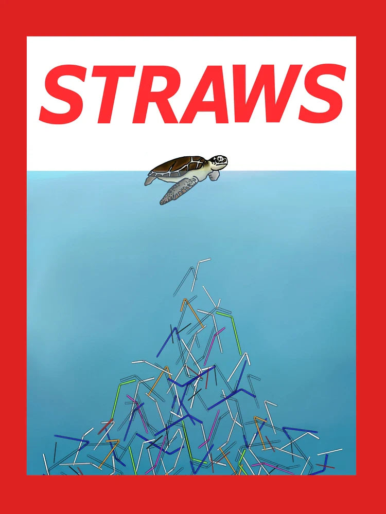 Turtle Straws Jaws Classic T-Shirt