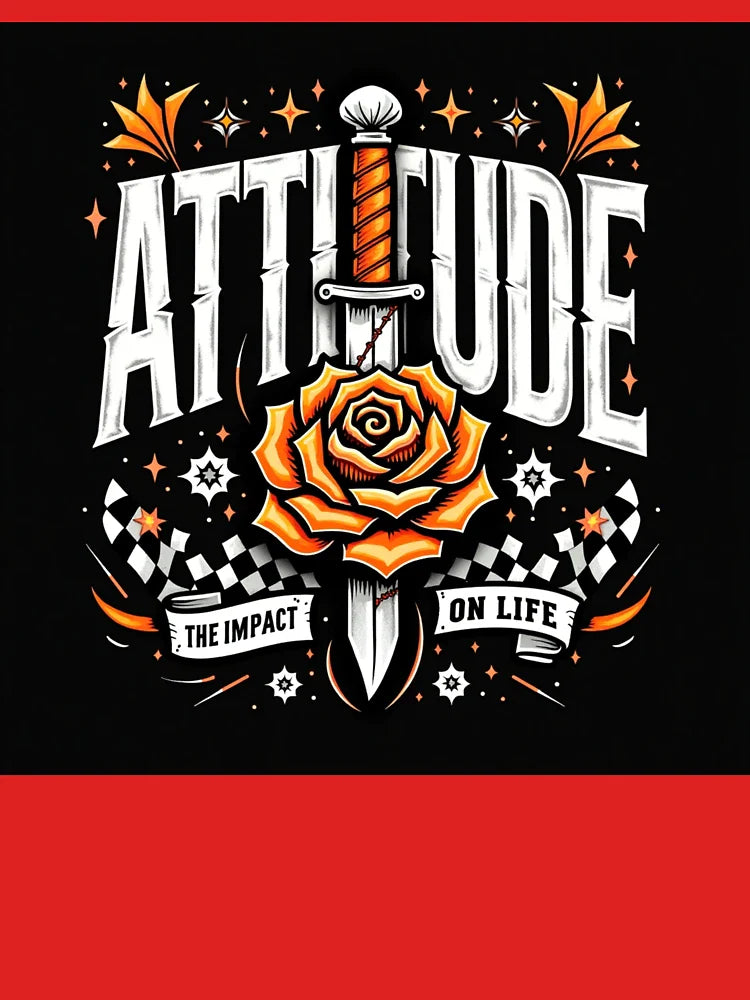 Attitude Impact Graphic Tee â€“ Dagger & Rose Urban Streetwear Shirt Classic T-Shirt