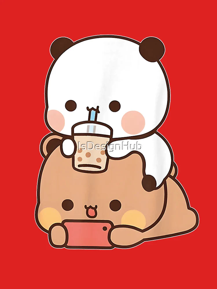 DuDu Bear and BuBu Panda enjoying time together Classic T-Shirt