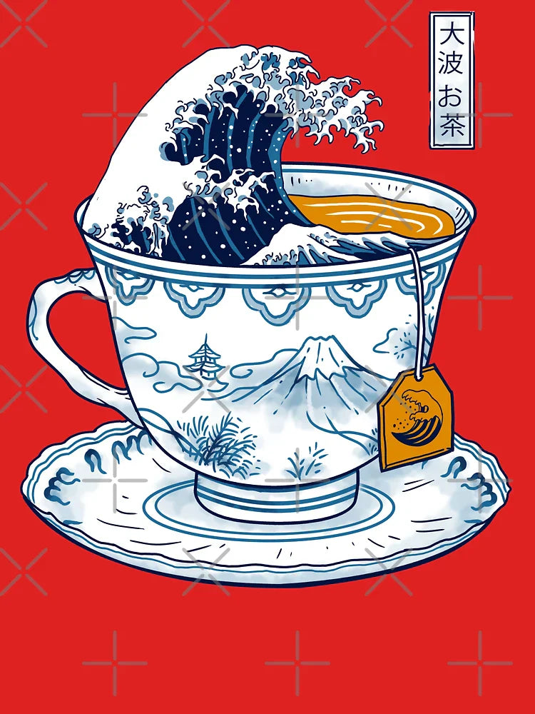 The Great Kanagawa Tea Classic T-Shirt