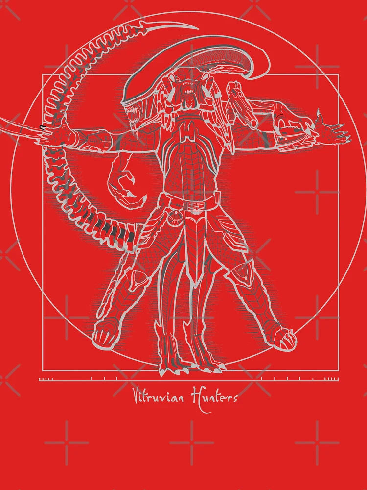 Vitruvian Hunters ( Negative) Classic T-Shirt
