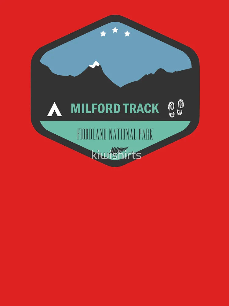 Milford Track New Zealand Badge Classic T-Shirt