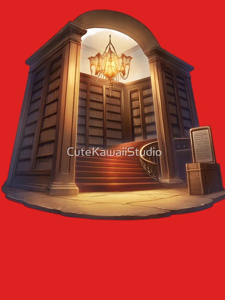 Grand Library Aesthetic Sticker Classic T-Shirt