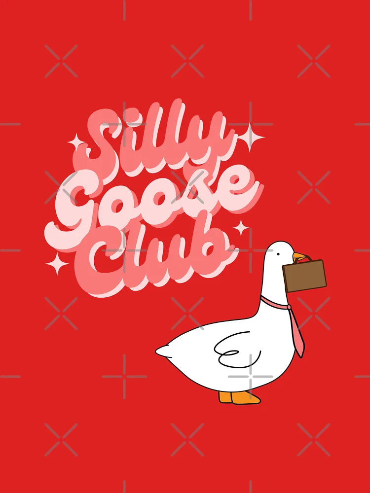 Cute Silly Goose Club Office Worker Goose Classic T-Shirt