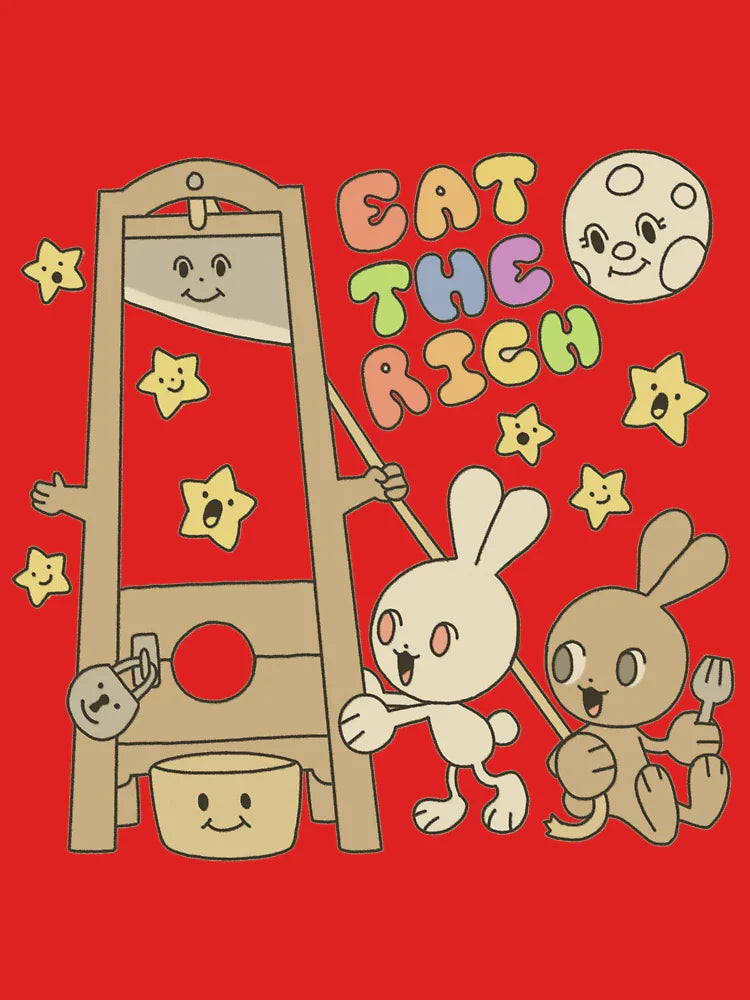 EAT THE RICH bunnies Classic T-Shirt