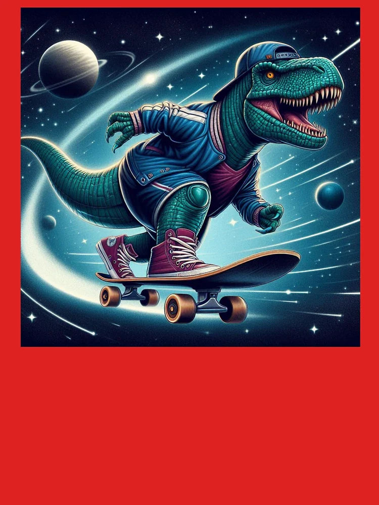 skateboarding dinosaur Classic T-Shirt