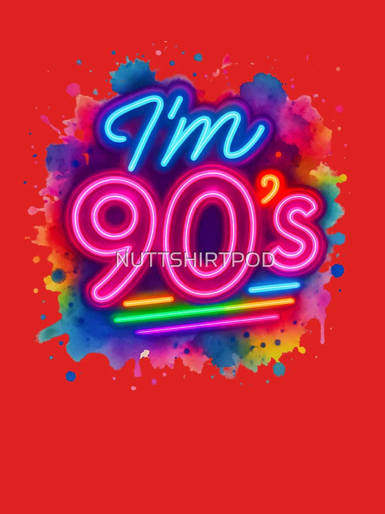 Neon 90’s Splash Classic T-Shirt