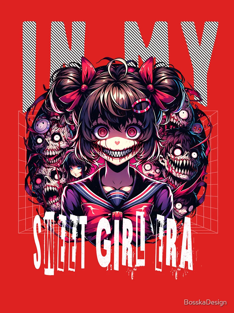 Psychedelic Japanese girl Classic T-Shirt