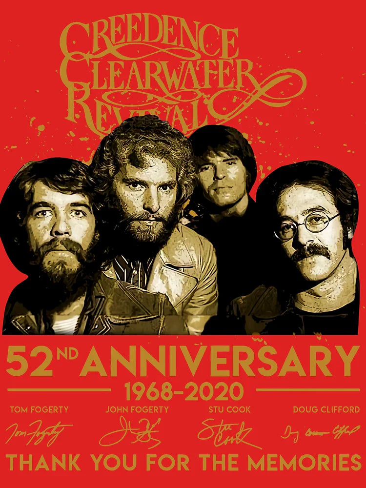 52 Years Creedence Clearwater Revival Classic T-Shirt