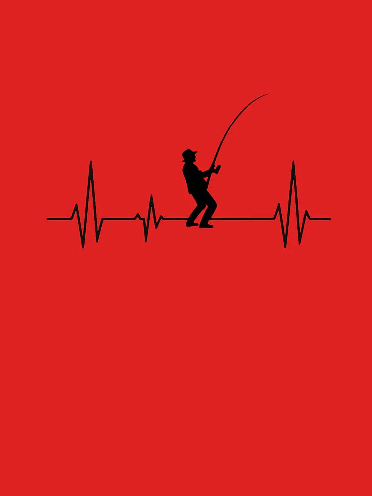 Fishing heartbeat  Classic T-Shirt