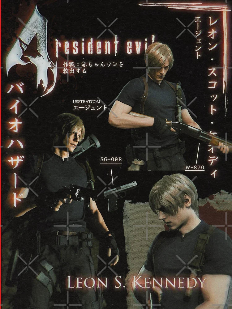Leon Kennedy Character Poster Classic T-Shirt