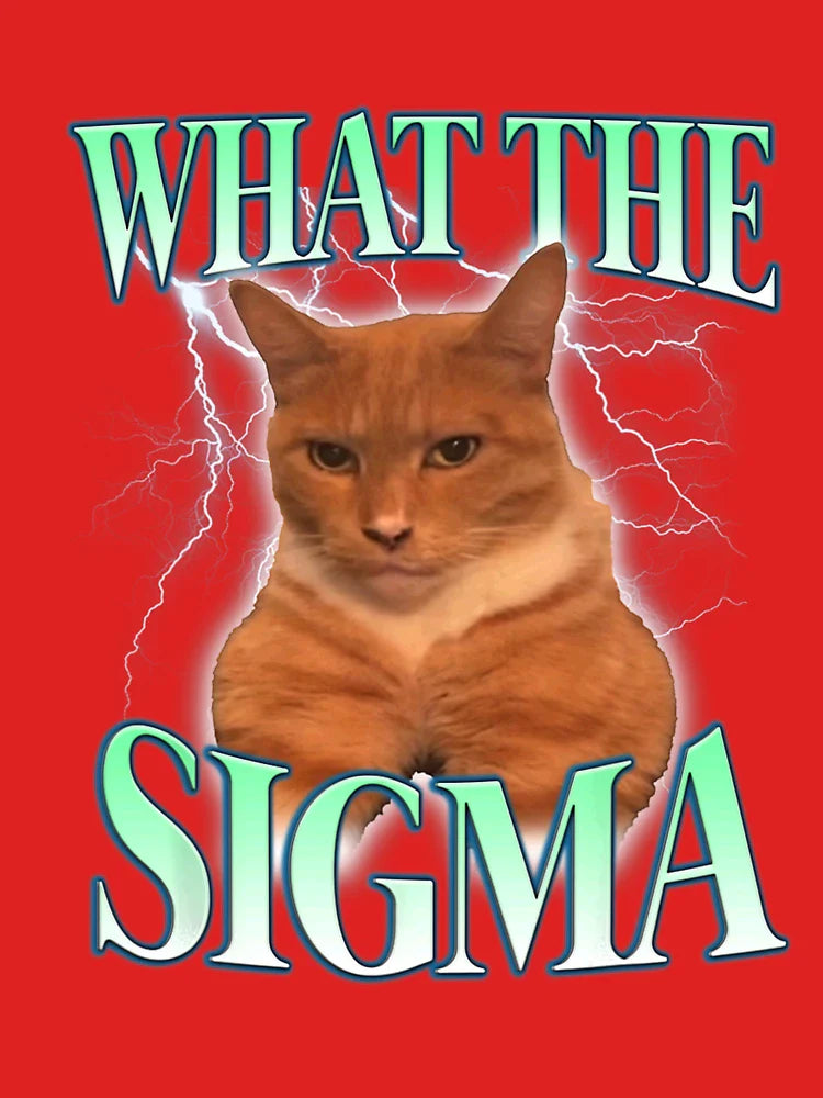 What The Sigma For Cat Lovers, Funny Cat Meme Gift Classic T-Shirt
