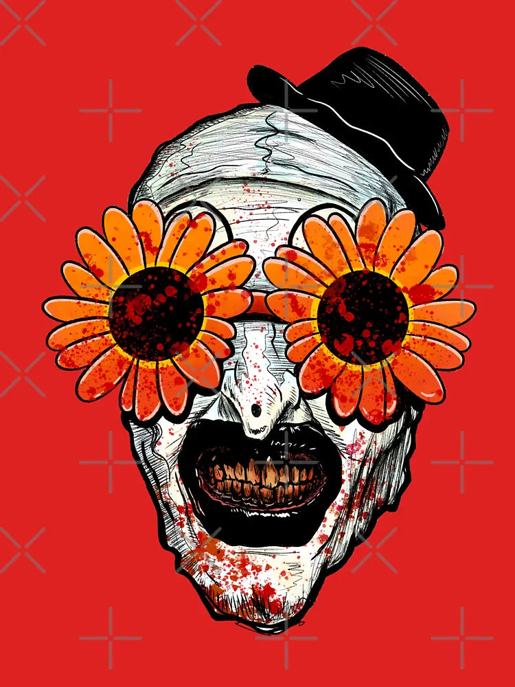 Art The Clown Terrifier 2 Sunflower Sunglasses Classic T-Shirt