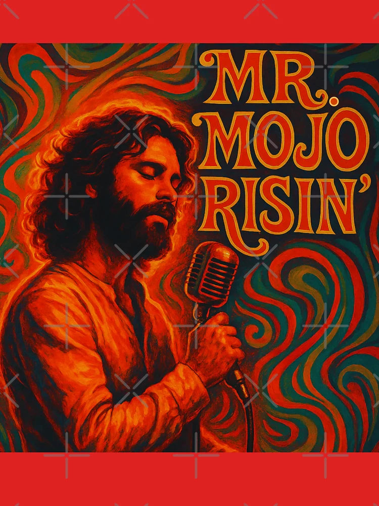 Mr. Mojo Risin’ – Psychedelic Jim Morrison Art | The American Poet Classic T-Shirt