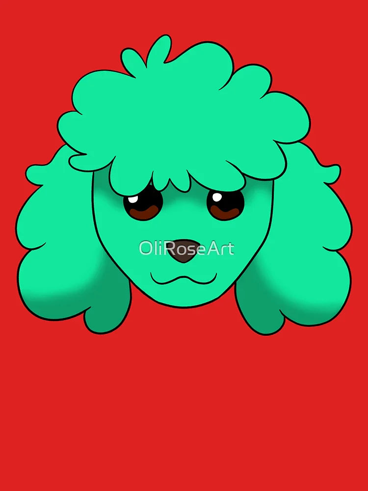 Teal Poodle Classic T-Shirt