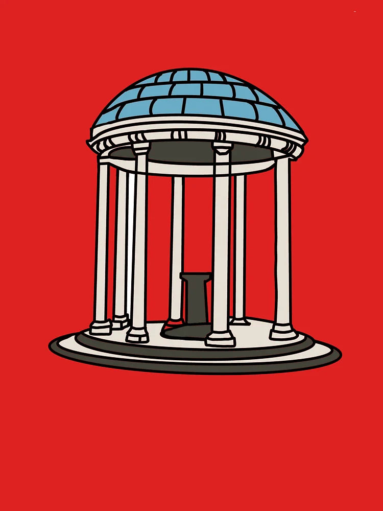 Old Well UNC Logo Classic T-Shirt