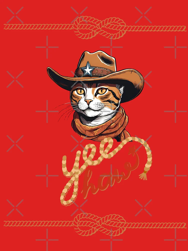 Yee haw cat cowboy Classic T-Shirt
