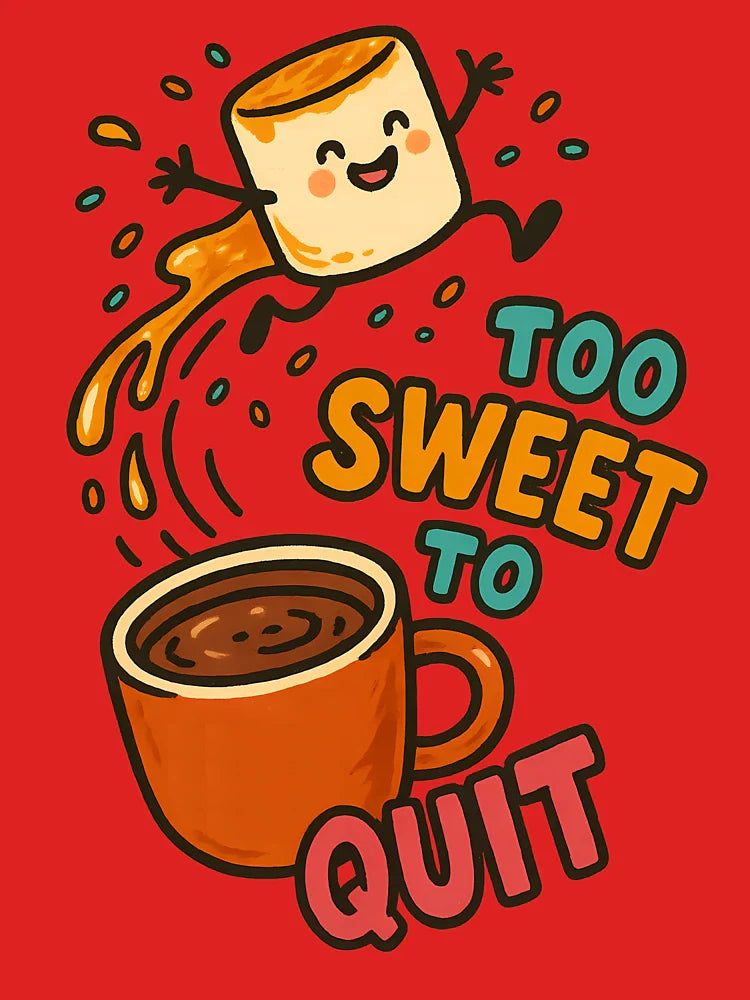 Too Sweet to Quit – Cartoon Parkour Marshmallow Classic T-Shirt