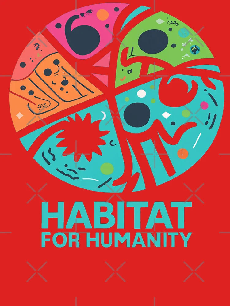 Habitat for humanity, Volunteer's Delight, Retro Humanity Design, motivational gift Classic T-Shirt