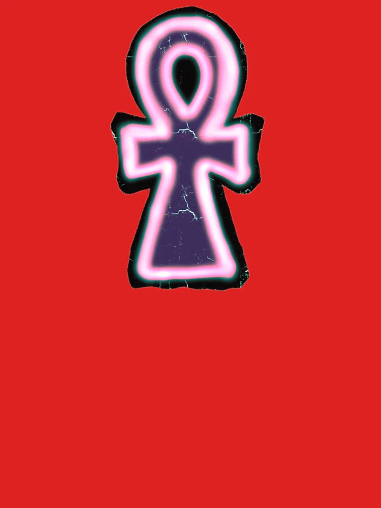 Neon Ankh  Classic T-Shirt