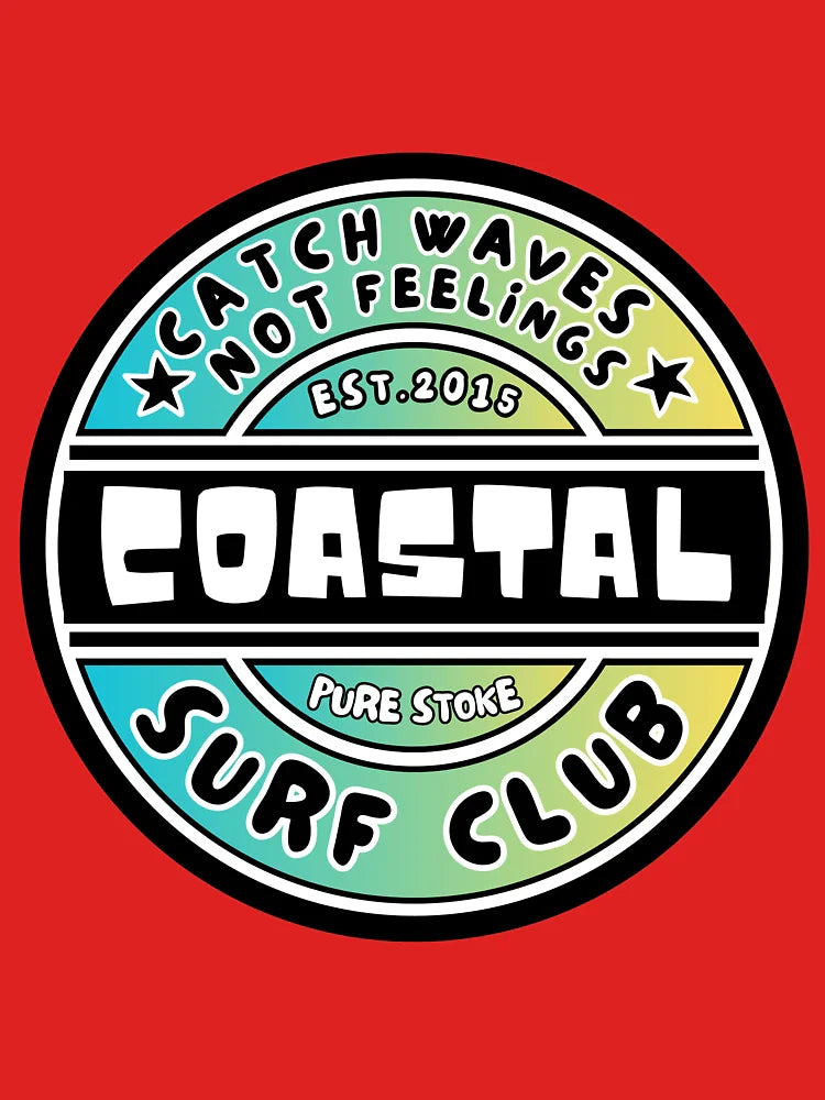 Retro Coastal Surf Club Classic T-Shirt