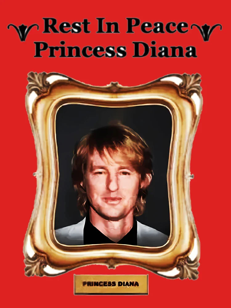RIP Princess Diana Owen Wilson 	  	 Classic T-Shirt