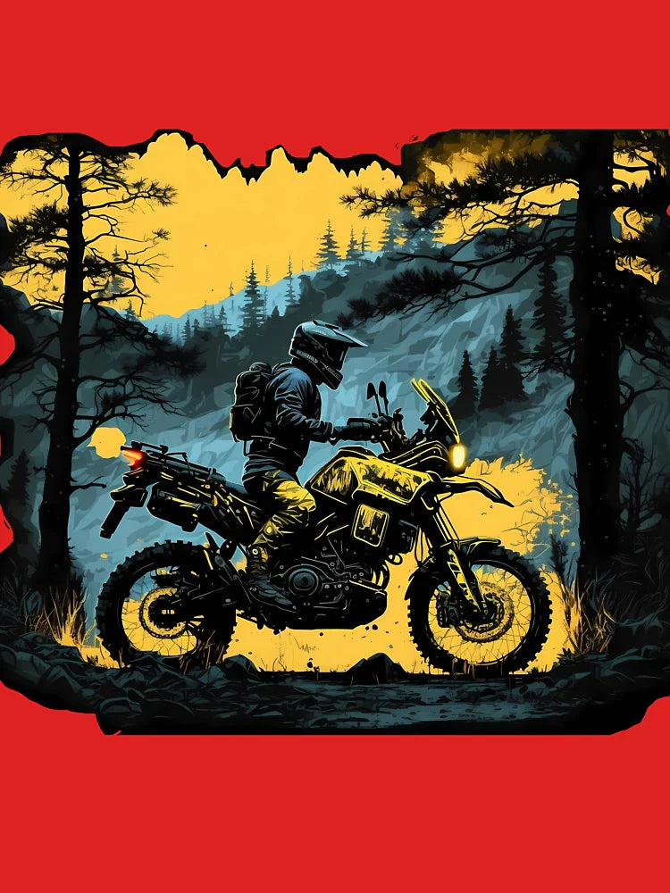 Ride into Adventure with our Adventure Bike Classic T-Shirt