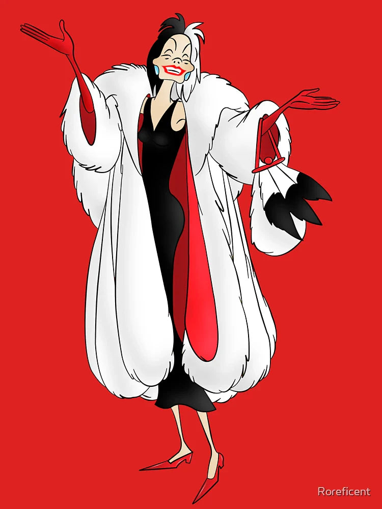 Cruella De Vil - Classic Cartoon Villain Classic T-Shirt