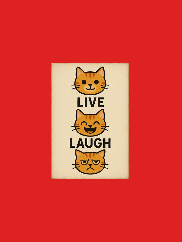 Live Laugh Loathe Orange Tabby  Classic T-Shirt