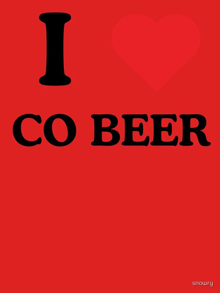 I heart CO beer Colorado beer lover craft beer drinker Classic T-Shirt