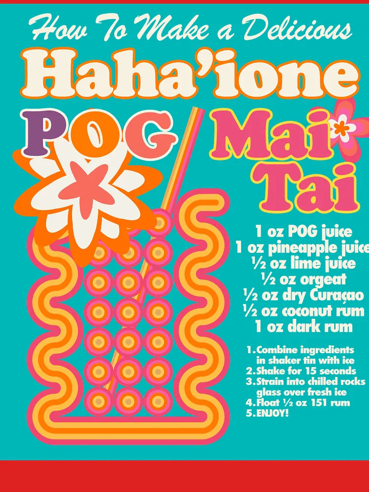 How To Make a Delicious Haha'ione POG Mai Tai Classic T-Shirt