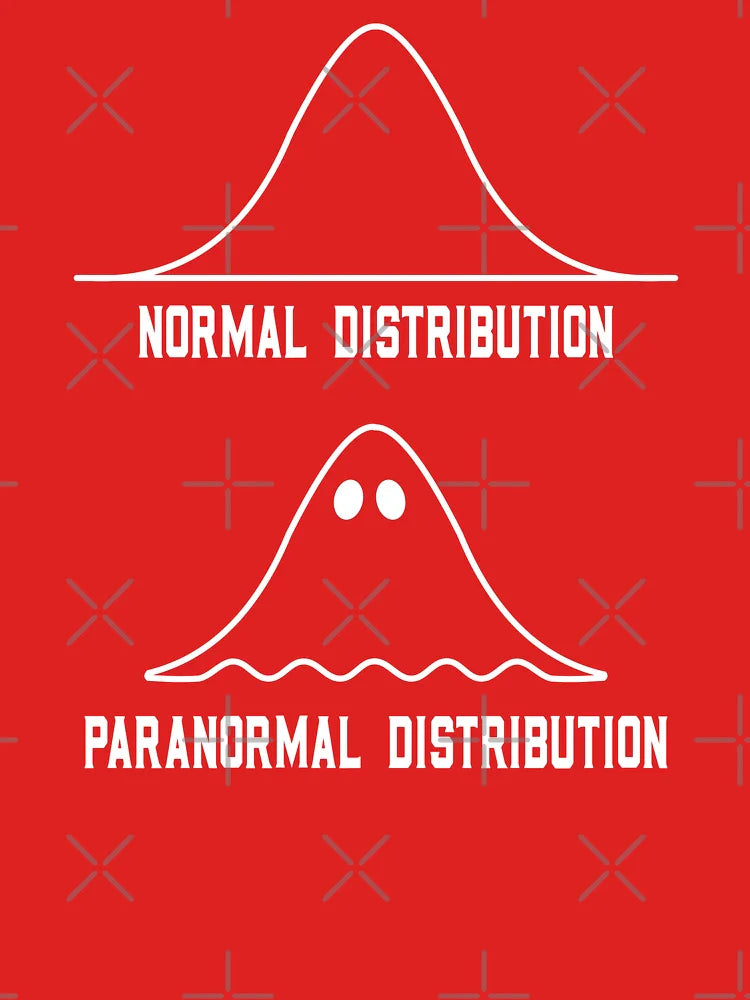 Math Statistics Normal Distribution Paranormal Distribution teacher gift Classic T-Shirt