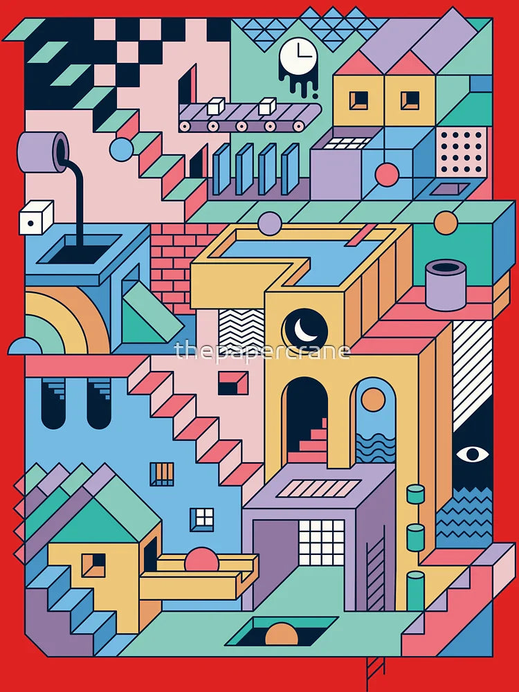 80's Escher Classic T-Shirt