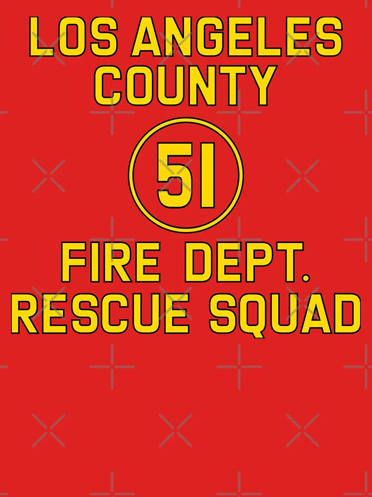 Emergency Squad 51 Side of Truck Reproduction Logo Classic T-Shirt
