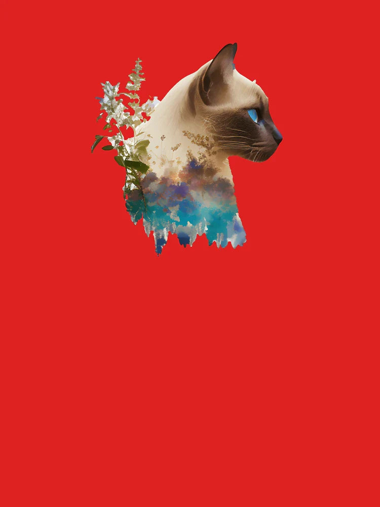 Siamese Nature Whisper Art Print Classic T-Shirt