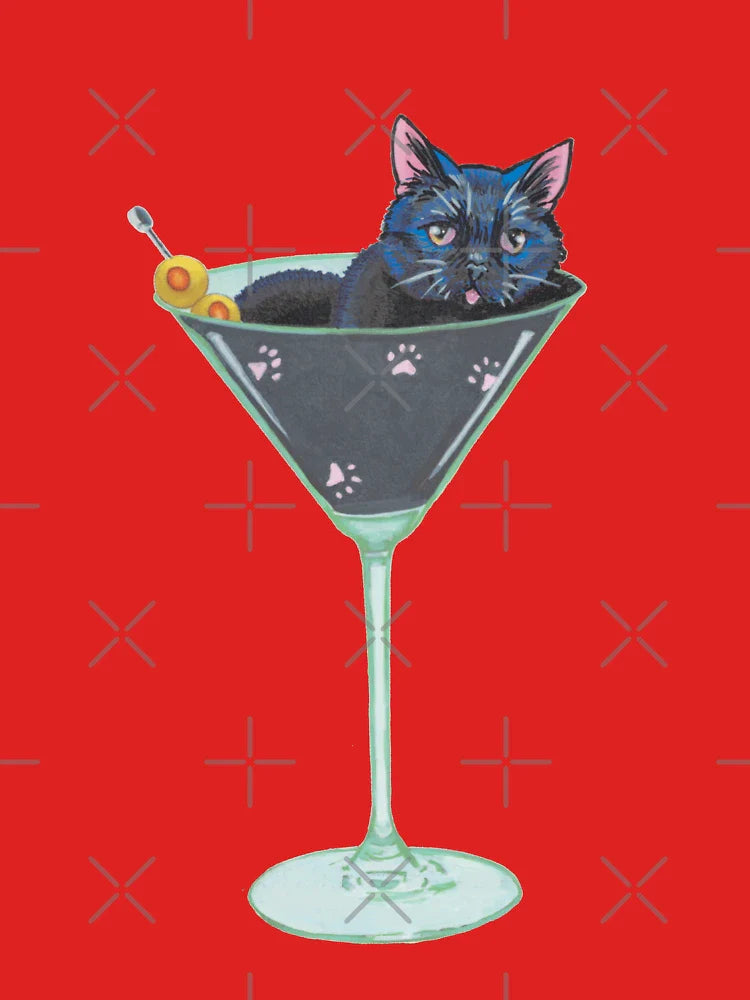 Kitty Cocktail Classic T-Shirt