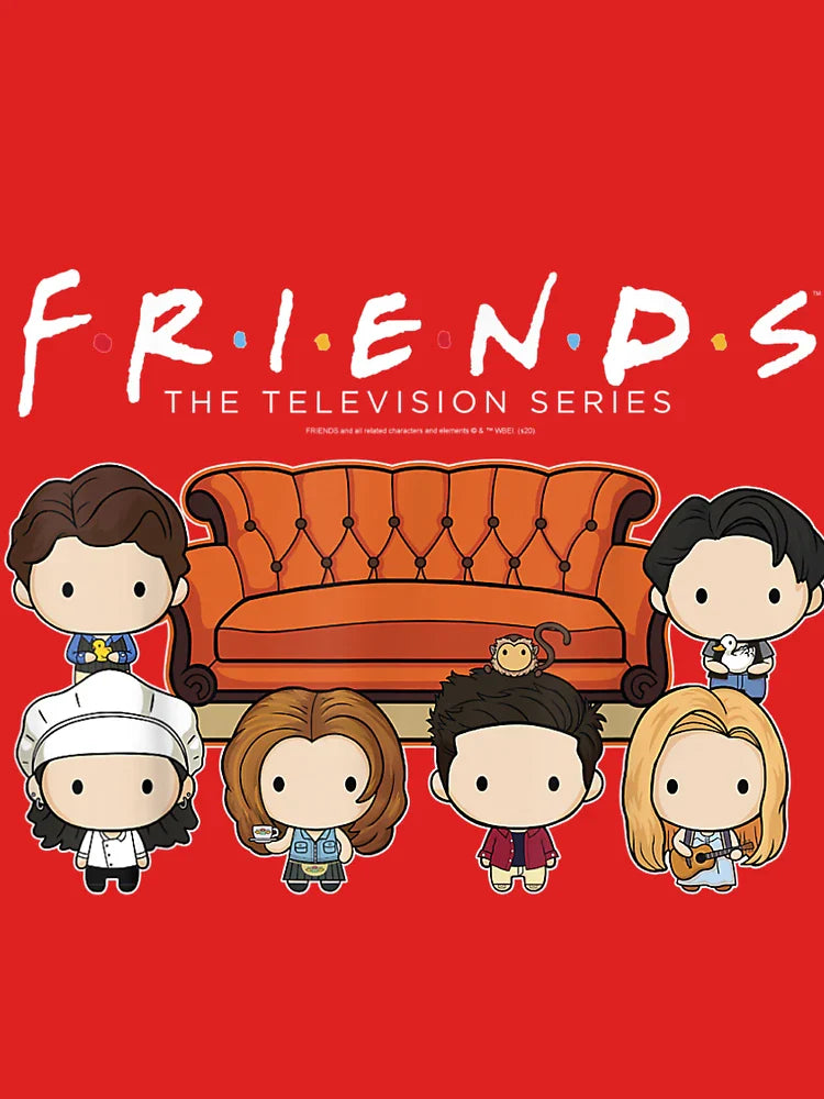 Friends Chibi Couch Crew Logo T-Shirt Classic T-Shirt