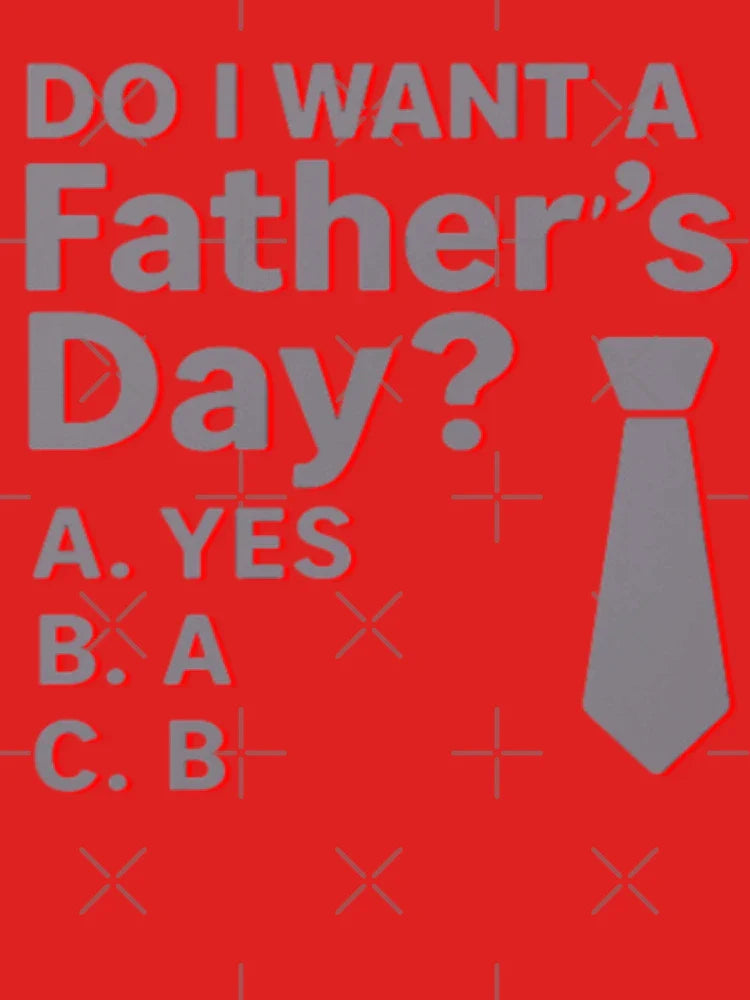 Funny Dad Questionnaire T-Shirt – Father's Day Multiple Choice Gift Classic T-Shirt