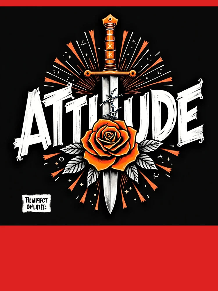 Attitude Impact Graphic T-Shirt – Dagger & Rose Urban Design Classic T-Shirt